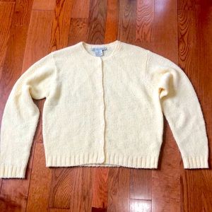Lemonade Yellow ❤️ Knit Cardigan Sweater Like New